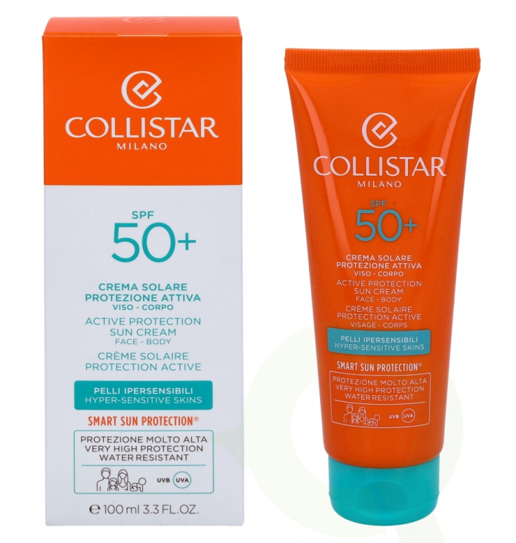 Collistar Active Protection Sun Cream Face-Body SPF50+ 100 ml