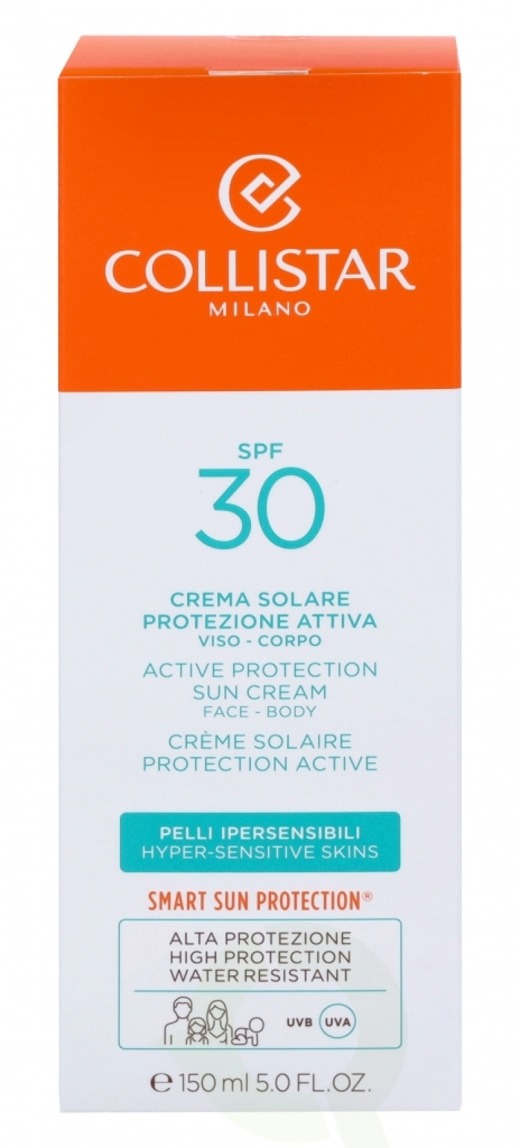 Collistar Active Protection Sun Cream Face-Body SPF30 150 ml