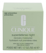 Clinique Superdefense Night Recovery Moisturizer 50 ml Very Dry to Dry Combination 1,2