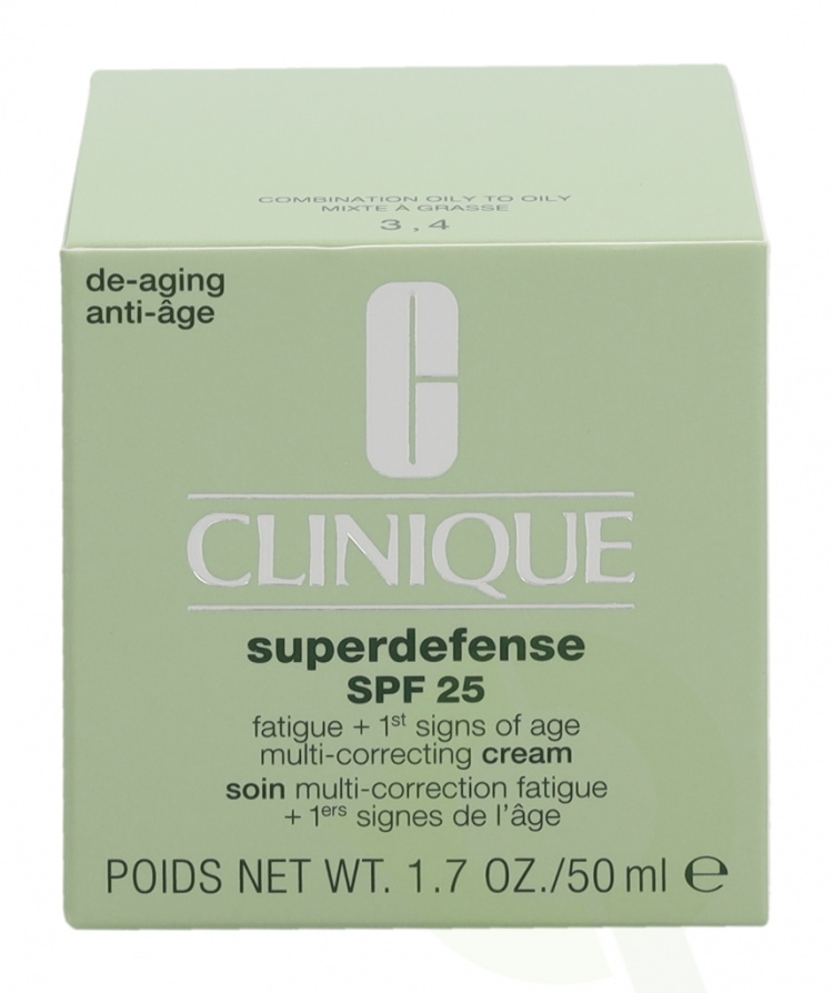 Clinique Superdefense Multi-Correcting Cream SPF25 50 ml Combination Oily To Oily 3,4