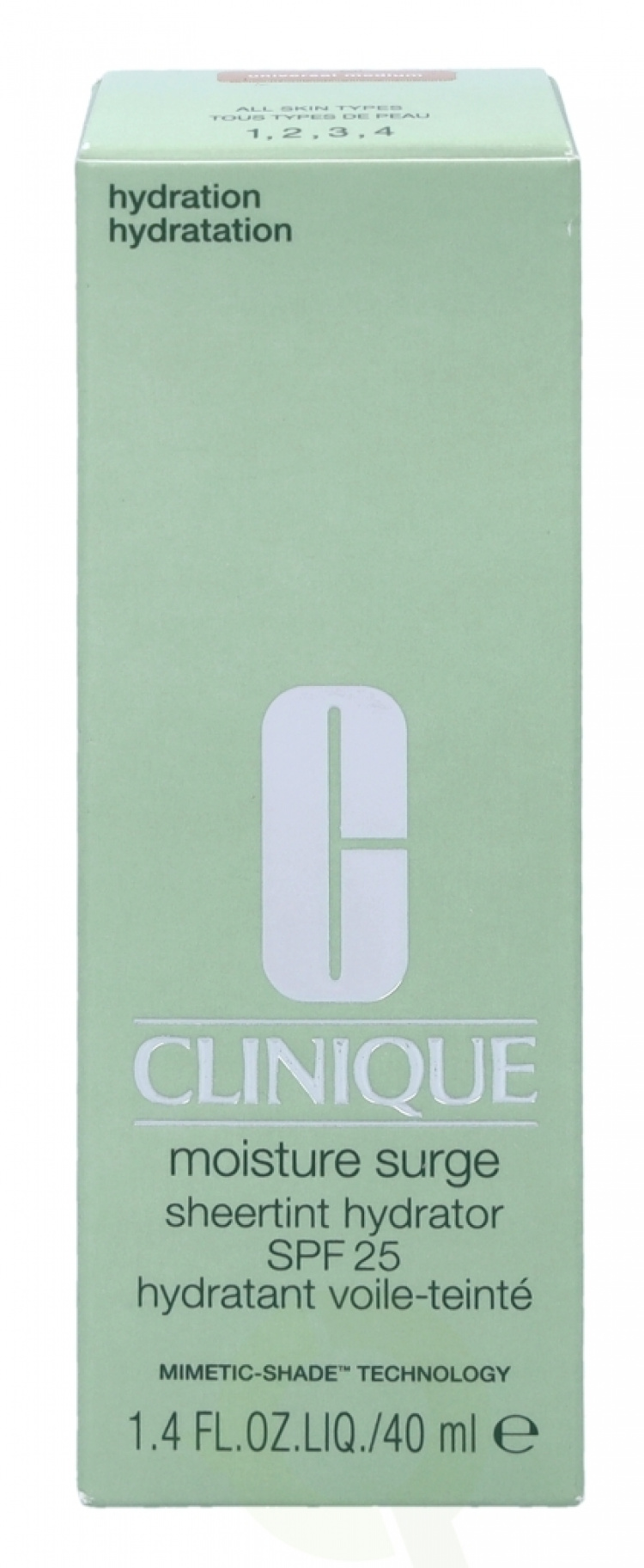 Clinique Moisture Surge Sheertint Hydrator SPF25 40 ml 100% Fragrance Free/Universal Medium