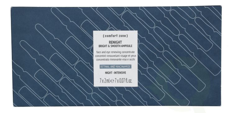 Comfort Zone Renight Bright & Smooth Ampoule Set 14 ml 7x2ml