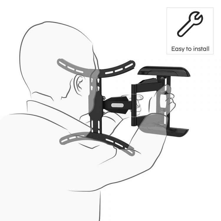 Hama TV-vægbeslag Full Motion VESA op til 400x400 65 Hama TV-vægbeslag Full Motion VESA op til 400x400 65