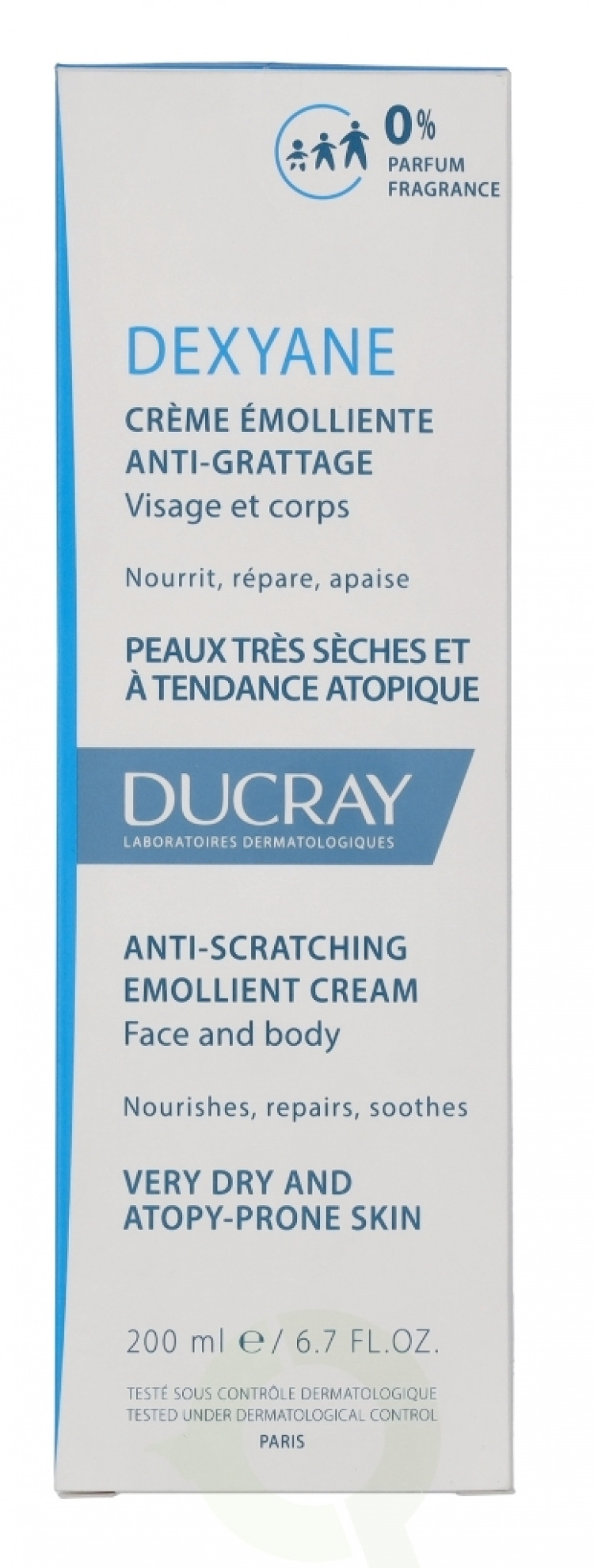 Ducray Dexyane Anti-Scratching Emolient Cream 200 ml