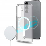 Celly Gelskinmag Magnetic TPU Cover Galaxy S24 5G Transparent