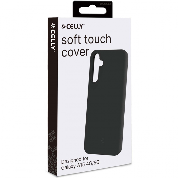 Celly Cromo Soft rubber case Galaxy A15 4G / A15 5G Svart