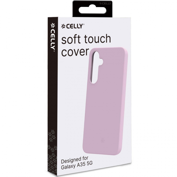 Celly Cromo Soft rubber case Galaxy A35 5G Rosa