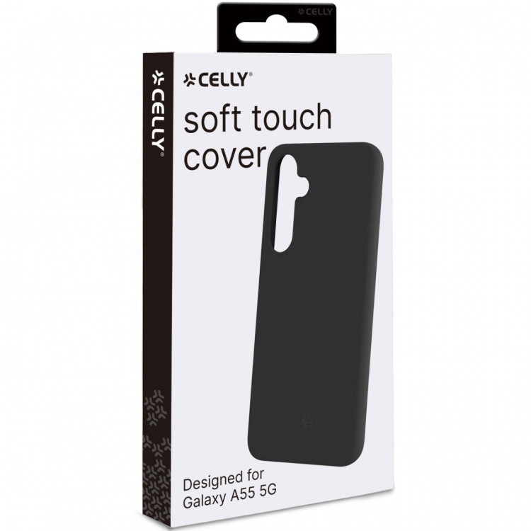 Celly Cromo Soft rubber case Galaxy A55 5G Svart