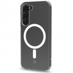 Celly Gelskinmag Magnetic TPU Cover Galaxy S23 5G / Enterprise Ed Transparent