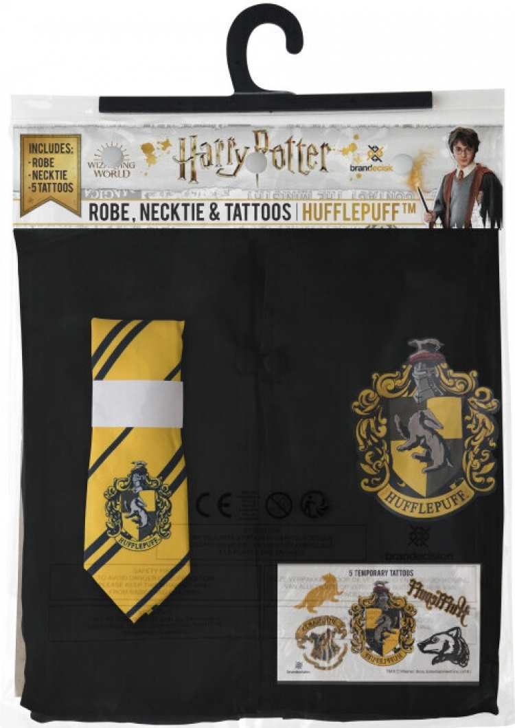 Cinereplikor Harry Potter Hufflepuff trollkarl, M storlek