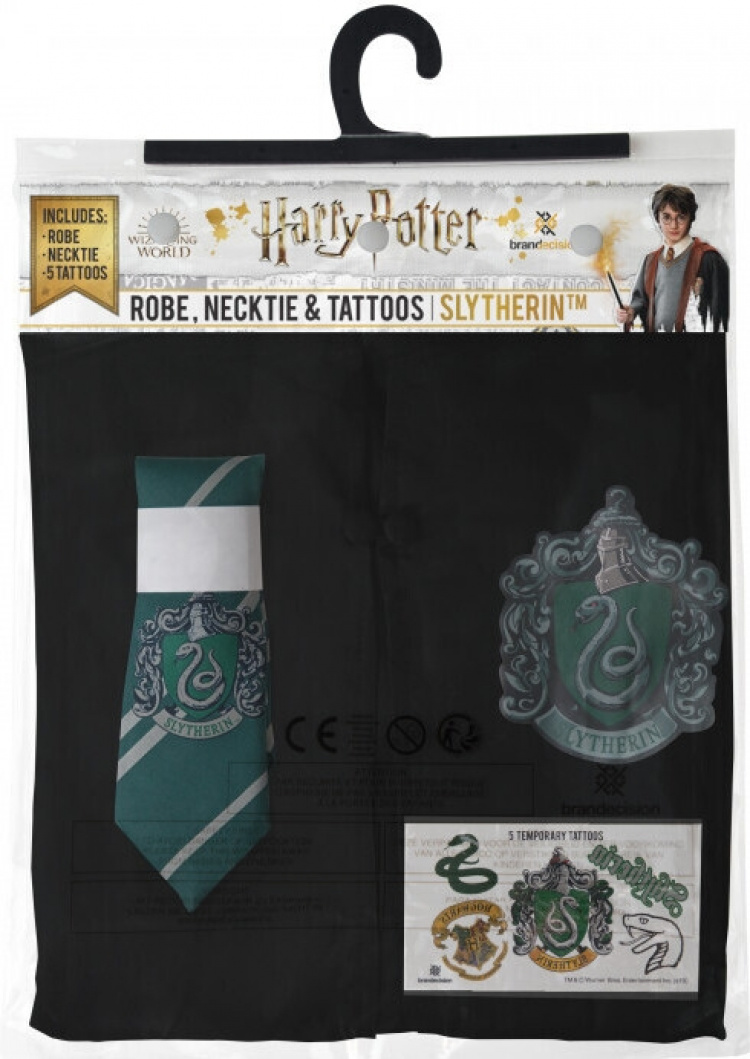 Cinereplikor Harry Potter Slytherin trollkarl, L storlek