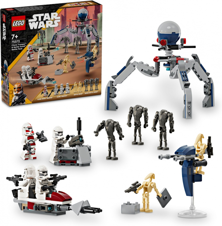 LEGO Star Wars 75372 - Clone Trooper™ & Battle Droid™ Battle Pack LEGO Star Wars 75372 - Clone Trooper™ & Battle Droid™ Battle Pack