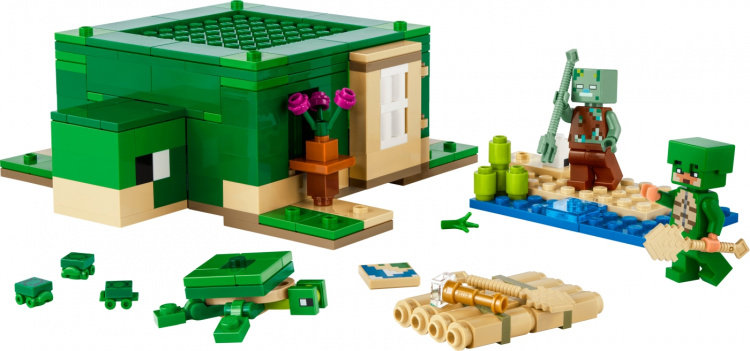 LEGO Minecraft 21254 - The Turtle Beach House LEGO Minecraft 21254 - The Turtle Beach House