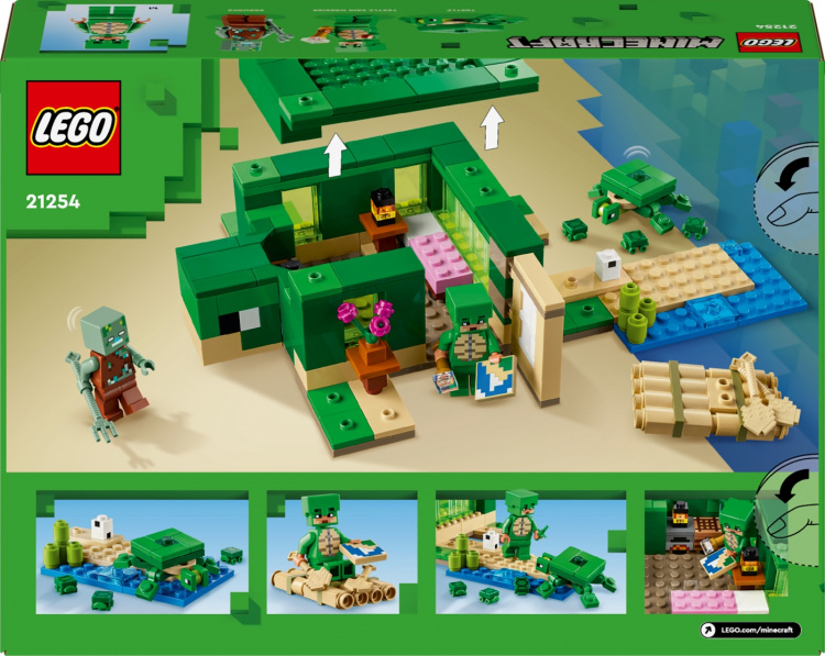 LEGO Minecraft 21254 - The Turtle Beach House LEGO Minecraft 21254 - The Turtle Beach House