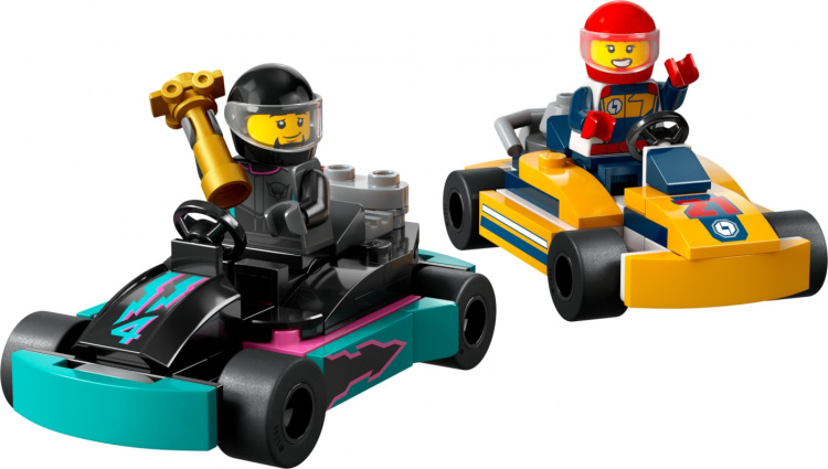 LEGO City Great Vehicles 60400 - Go-Karts and Race Drivers