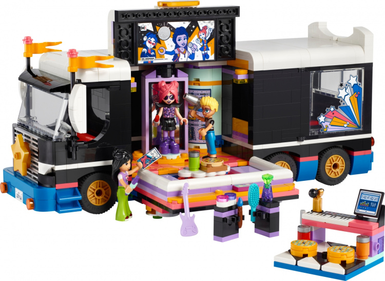LEGO Friends 42619 - Pop Star Music Tour Bus