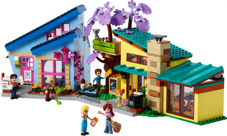 LEGO Friends 42620 - Olly and Paisley\'s Family Houses