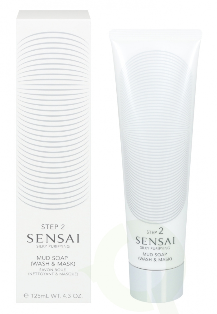 Kanebo Sensai Step 2 Silky Purifying Mud Soap 125 ml Wash & Mask - For Oily Skin