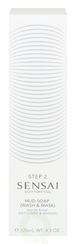 Kanebo Sensai Step 2 Silky Purifying Mud Soap 125 ml Wash & Mask - For Oily Skin