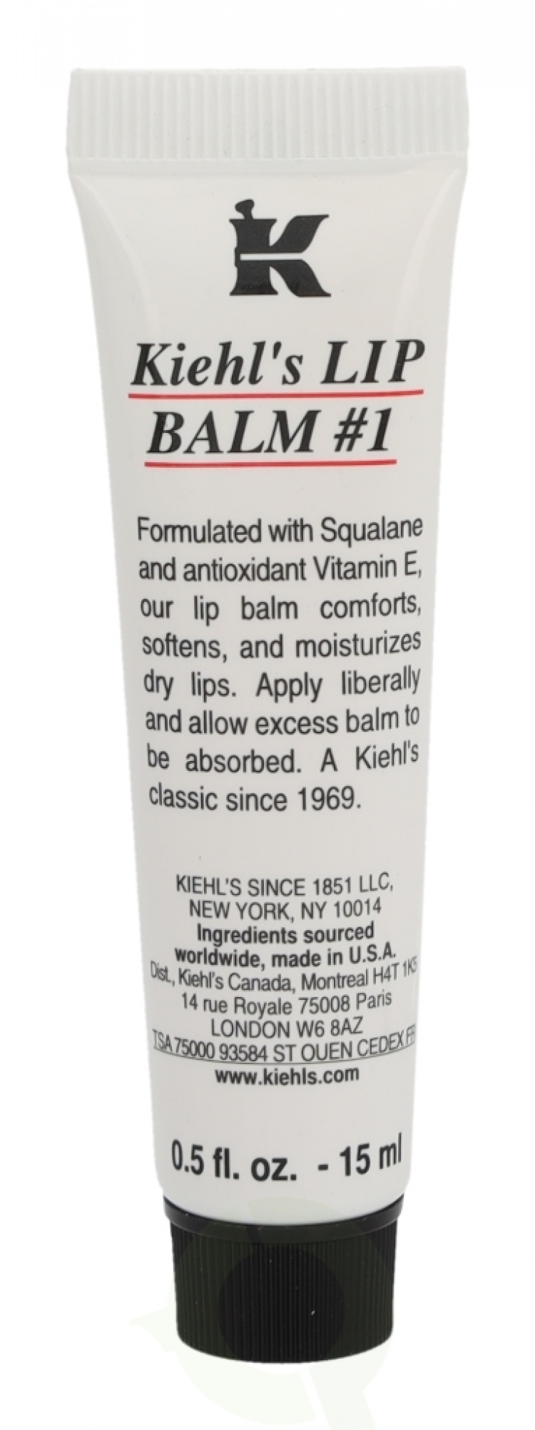 Kiehls Kiehl\'s Lip Balm #1 carton @ 1 tube x 15 ml No Colour