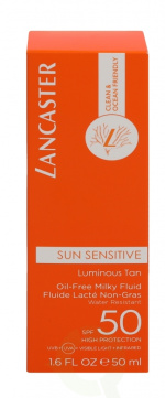 Lancaster Sun Sensitive Oil-Free Milky Fluid SPF50 50 ml Water Resistant
