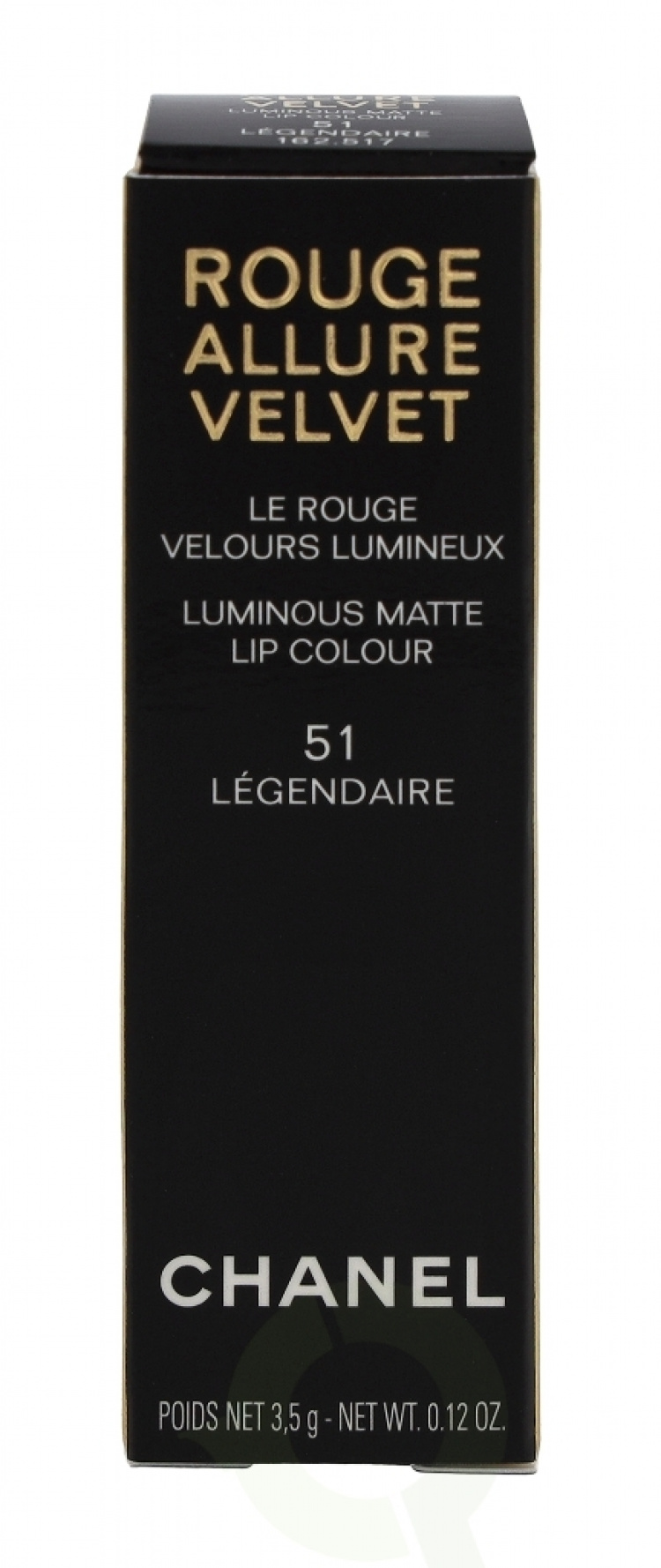 Chanel Rouge Allure Velvet Luminous Matte Lip Colour 3.5 g #51 Legendaire