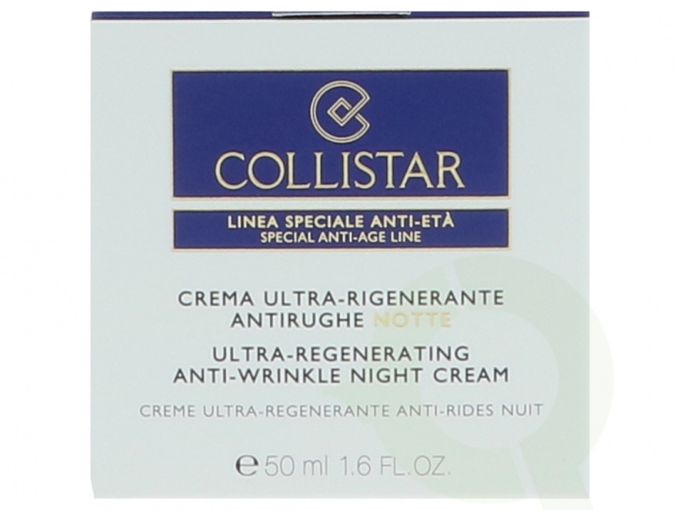 Collistar Ultra-Regener. Anti-Wrinkle Night Cream 50 ml