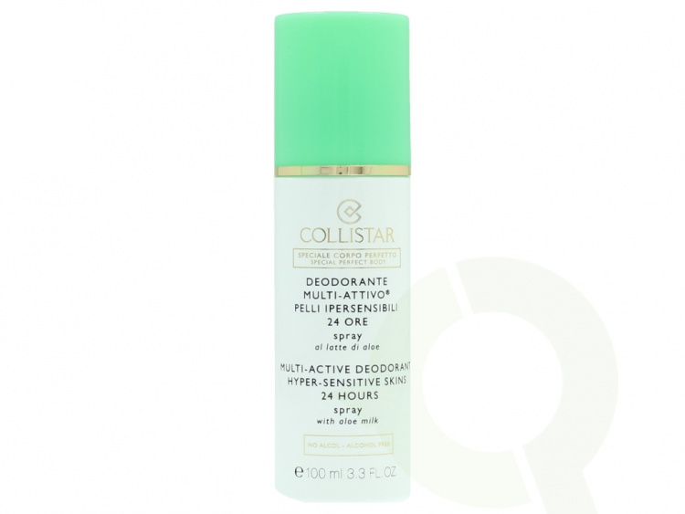 Collistar Multi-Active Deo Hyper-Sens. Skins 24H 100 ml Alcohol Free With Aloe Milk
