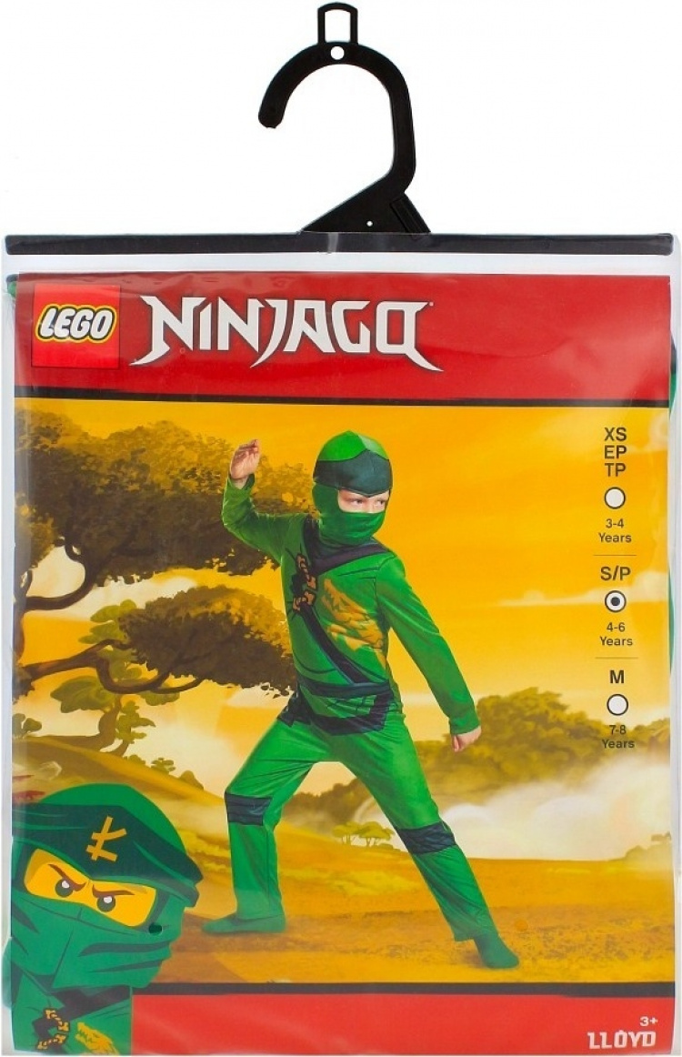 LEGO Ninjago Lloyd Kostume, 4-6 år, 109-126 cm