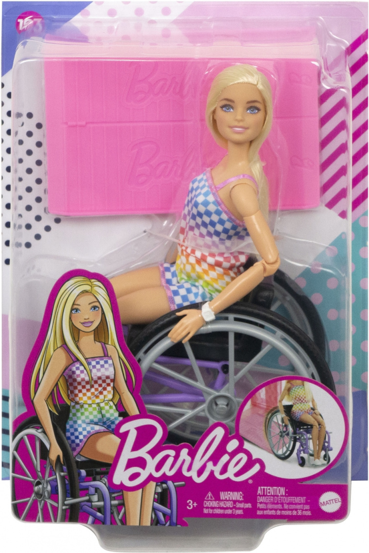 Barbie rullstol modedocka
