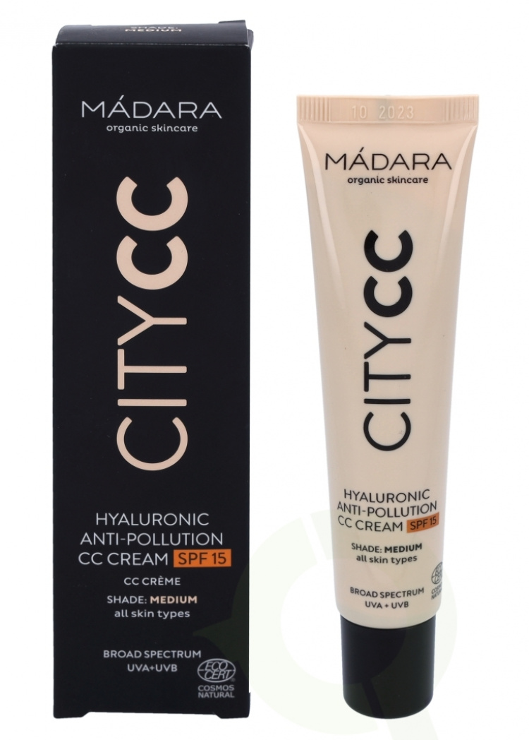 Madara Hyaluronic Anti-Pollution CC Cream SPF15 40 ml Medium - For All Skin Types