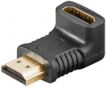 Goobay HDMI™-vinkeladapter, Guldpläterad (4K @ 60 Hz) HDMI™-uttag (typ A) > HDMI™ kontakt (typ A) 270 ° Goobay HDMI™-vinkeladapter, Guldpläterad (4K @ 60 Hz) HDMI™-uttag (typ A) > HDMI™ kontakt (typ A) 270 °