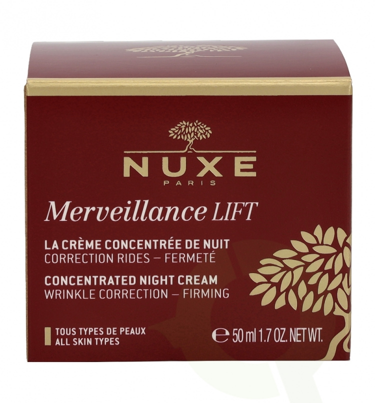 Nuxe Merveillance Lift Concentrated Night Cream 50 ml All skin Types