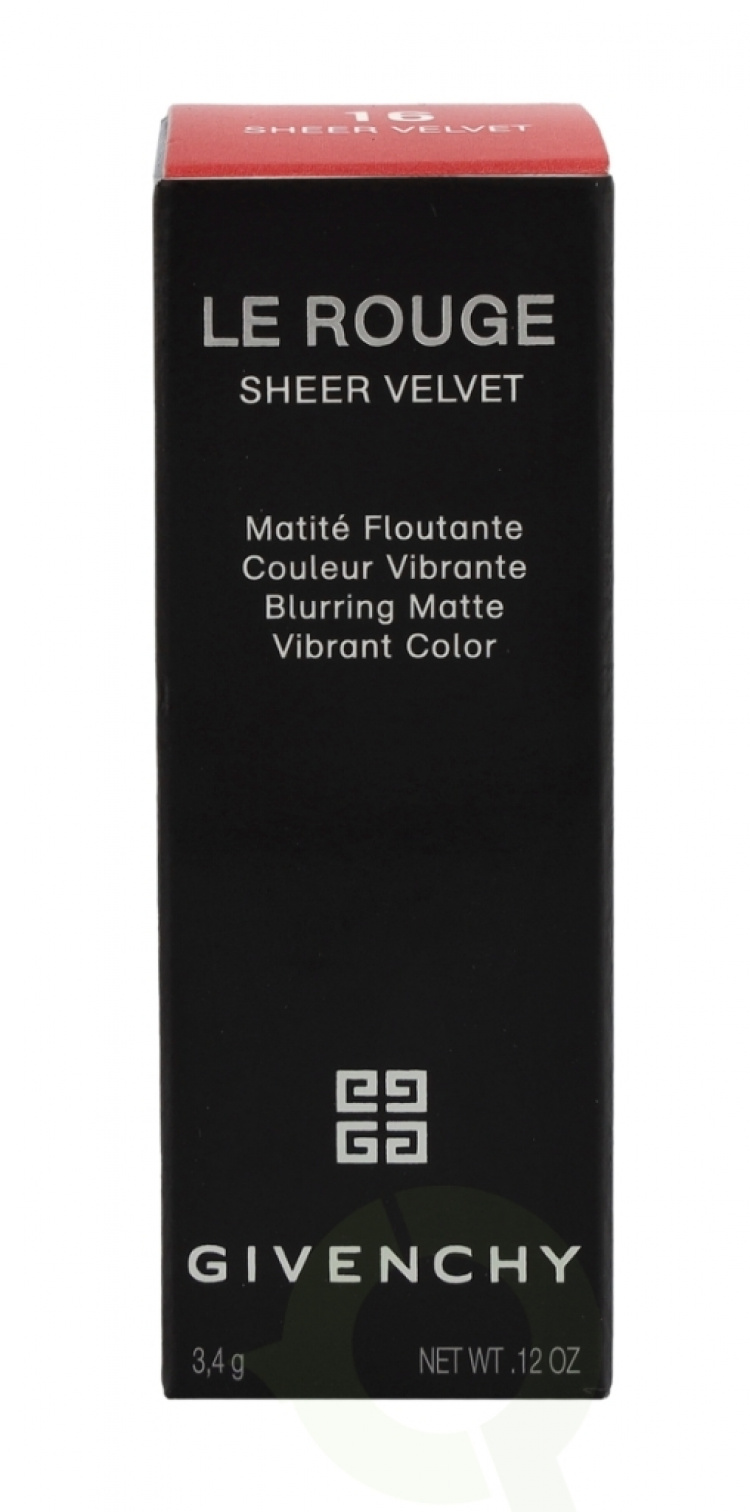 Givenchy Le Rouge Sheer Velvet Matte Refillable Lipstick 3.4 g #16 Nude Boise