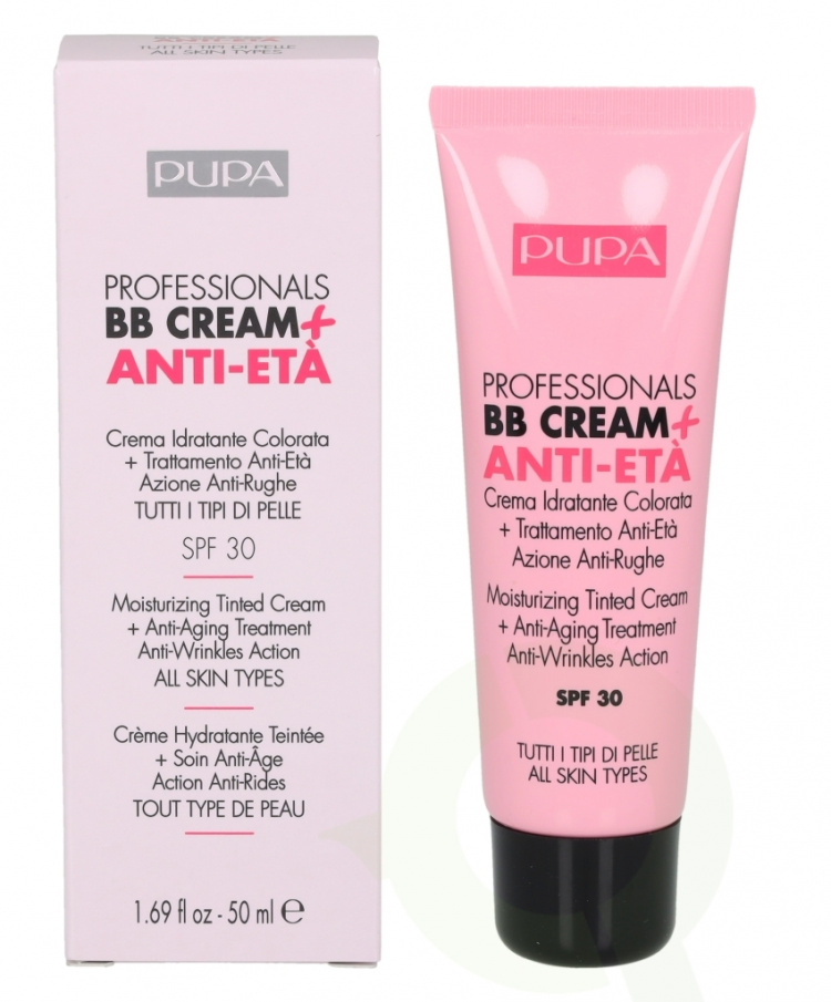 Pupa Milano Pupa Pupa Professionals BB Cream + Anti-Eta SPF30 50 ml #002 Sand