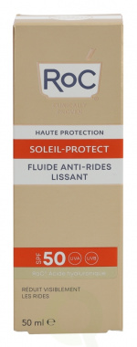 ROC Soleil-Protect Anti-Wrinkle Smoothing Fluid SPF50+ 50 ml Visibly Reduces Wrinkles