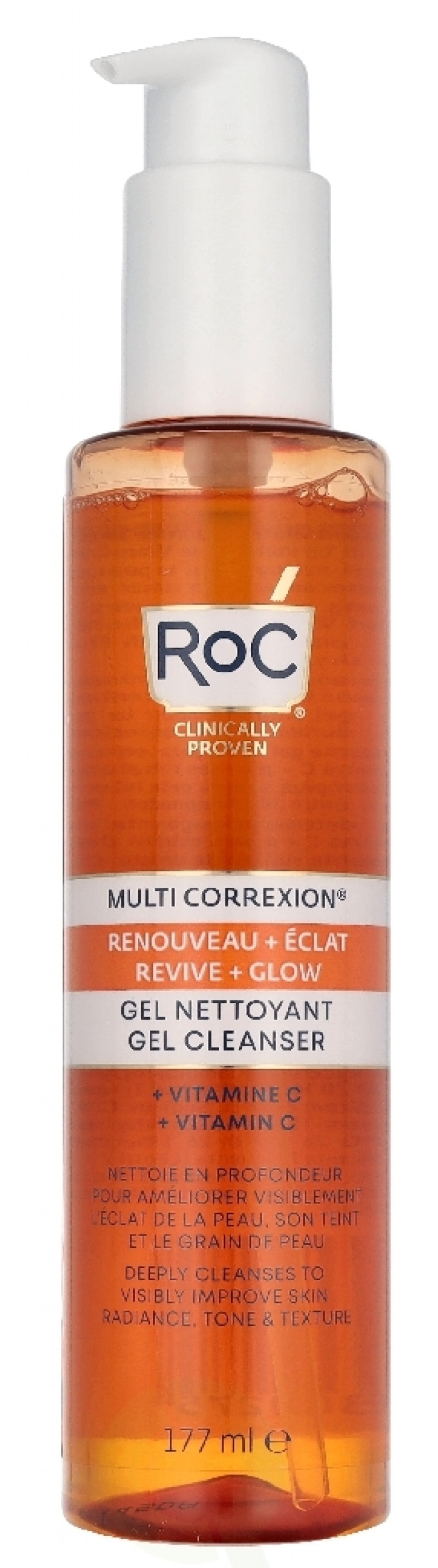 ROC Multi Correxion Revive & Glow Vitamin C Gel Cleanser 177 ml