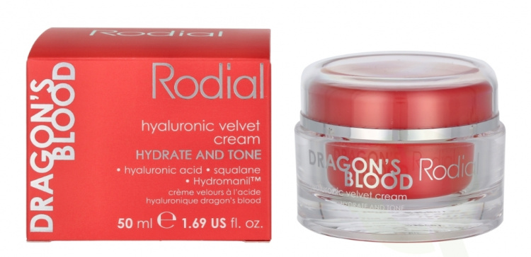 Rodial Dragon\'s Blood Velvet Cream 50 ml Hydrate And Tone