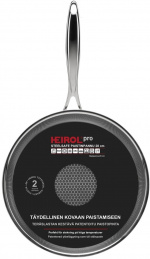 Heirol Pro Steelsafe -stekpanna, rostfritt stål + non-stick-beläggning, 28 cm