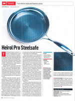 Heirol Pro Steelsafe -stekpanna, rostfritt stål + non-stick-beläggning, 28 cm