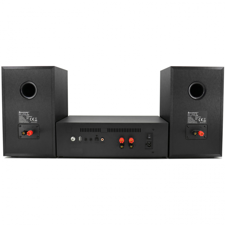 Soundmaster ICD5000SW Stereo HiFi musik-anläggning med WLAN-internet/DAB+/FM-radio, CD/MP3, USB, Bluetooth®, APP