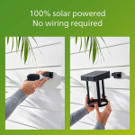 Philips Fyve Vägglampa Vinklad Solcell Ultra Efficient LED 200lm Svart