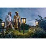 Philips Radii Trädgårdslampa Solcell Ultra Efficient LED 250lm Svart