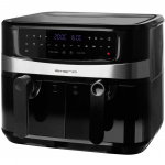 Emerio Dubbel Varmluftsfritös 5+5 liter 2400Watt Digital Emerio Dubbel Varmluftsfritös 5+5 liter 2400Watt Digital