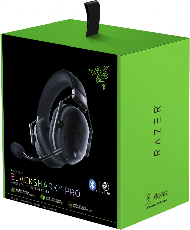 Razer Blackshark V2 Pro (2023) Gaming Headset, svart