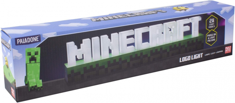 Paladone Minecraft Logo Light
