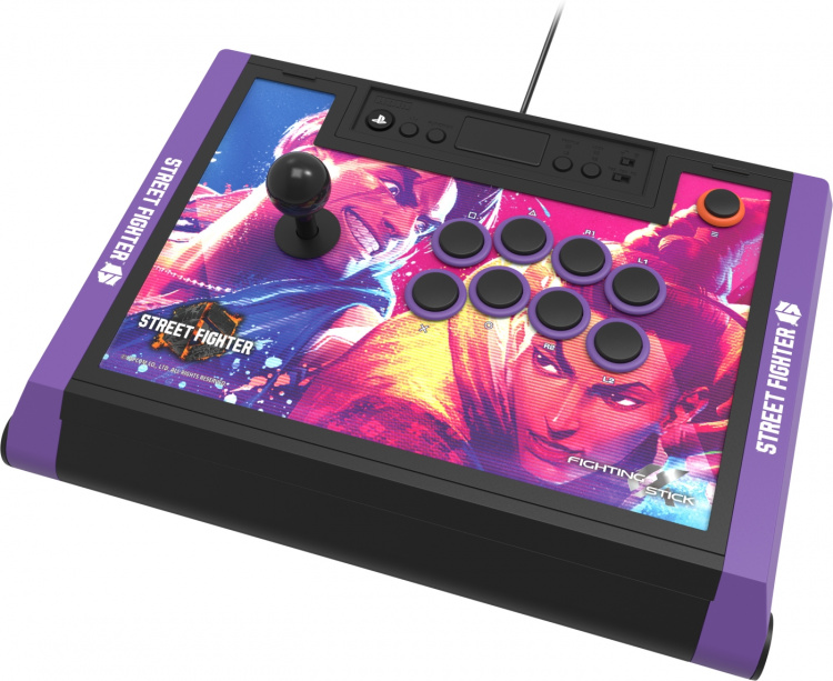 Hori Fighting Stick Alpha - Spelkontroll för Street Fighter 6, PS4 / PS5 / PC