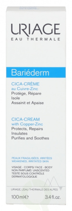 Uriage Bariederm Repairing Cica-Cream 100 ml With Copper-Zinc