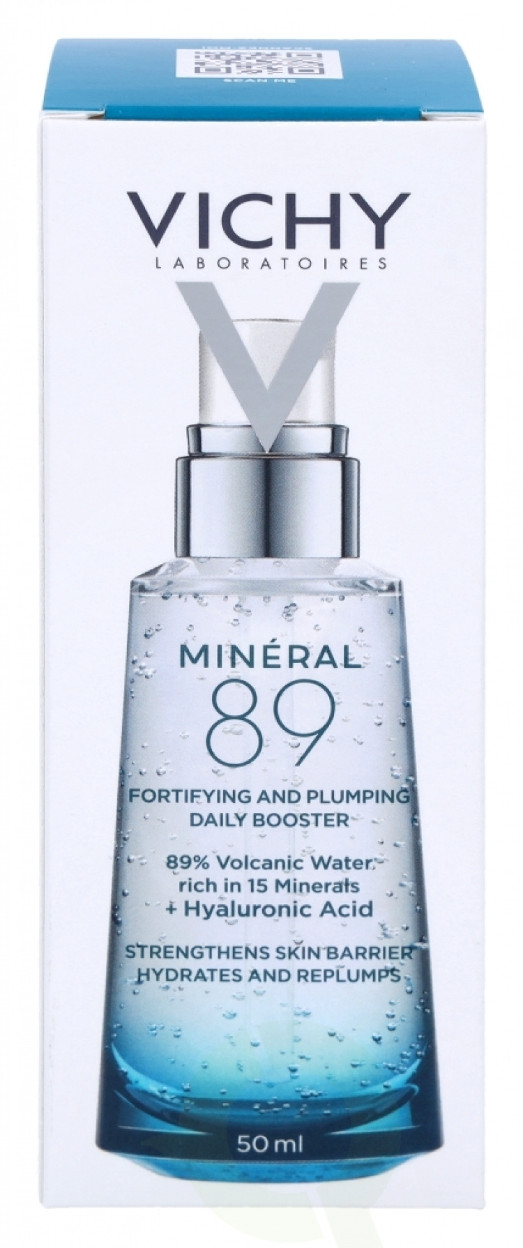 Vichy Mineral 89 Fortifying & Plumping Daily Booster 50 ml Even Sensetive/Alcohol Free