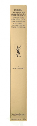 Yves Saint Laurent YSL Dessin Du Regard Waterproof Color Eye Pencil 1.2 gr #1 Black